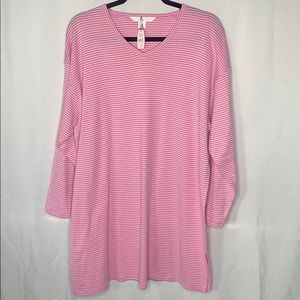 Victoria's Secret Long Sleeve Striped Nightgown